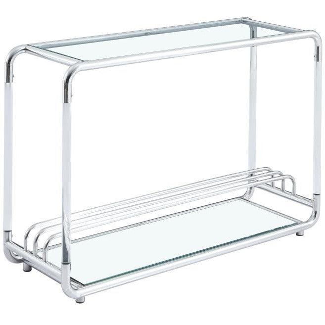 Reyna Sidetable Silver 120CM - Luxury Living