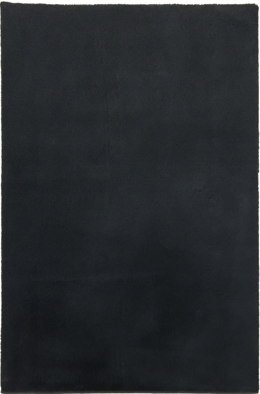 Fluffy Vloerkleed Black 80x150CM - Luxury Living 