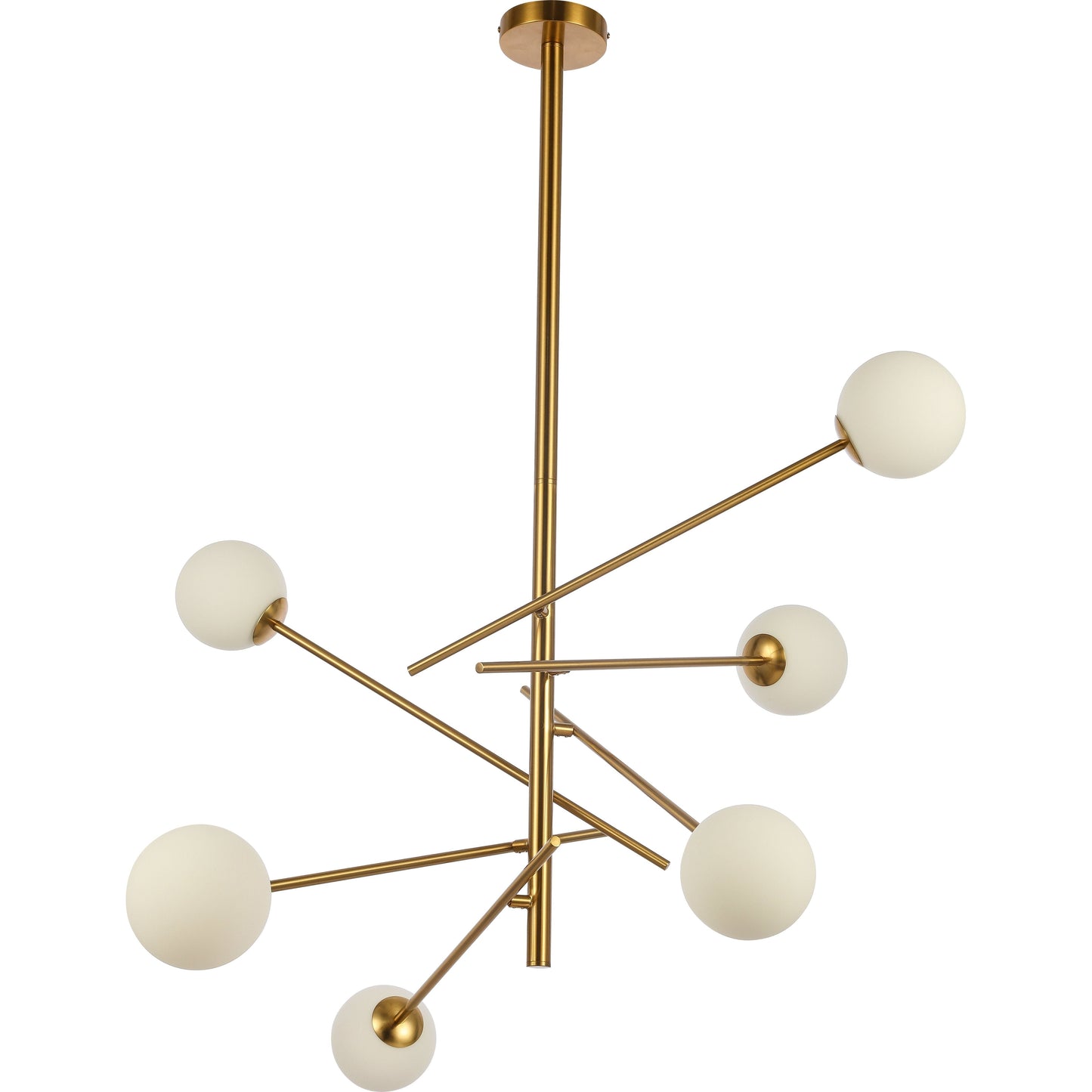 Hanglamp Diana White Gold - Luxury Living 