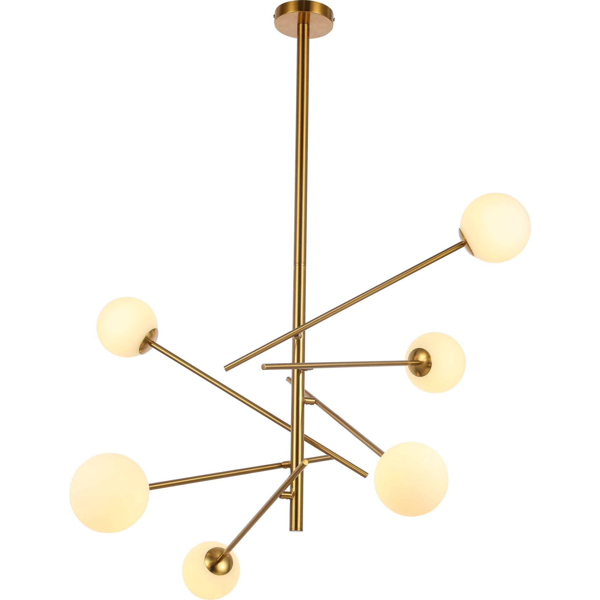 Hanglamp Diana White Gold - Luxury Living 