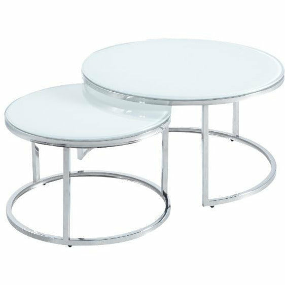 Slide Table - Super White - Luxury Living