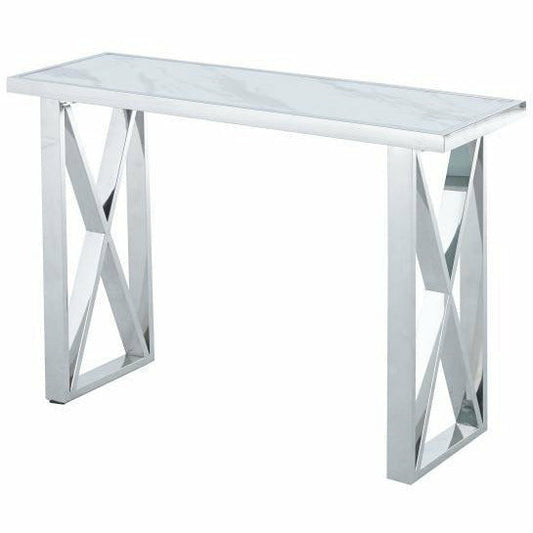 Kate Marble Sidetable - Luxury Living