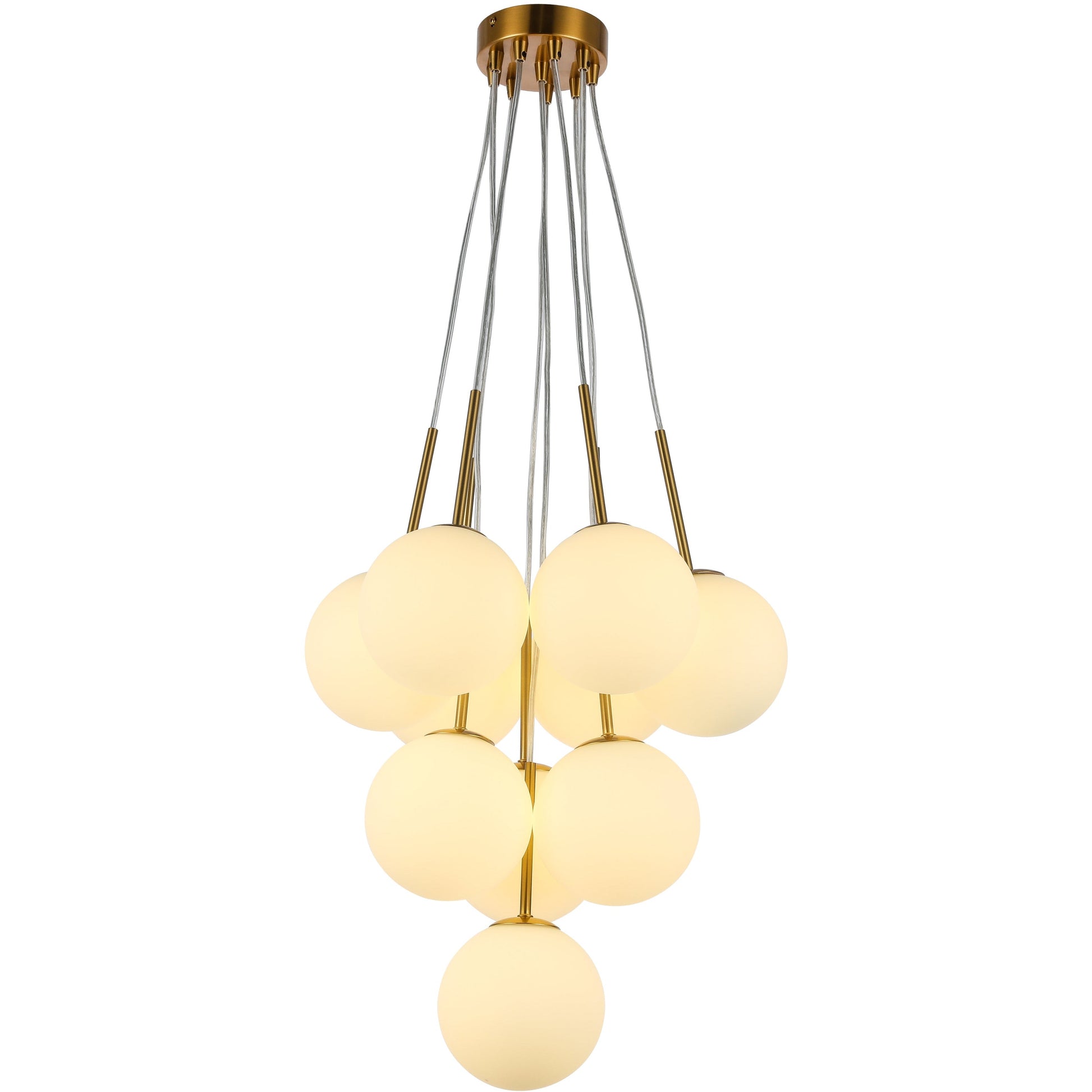 Hanglamp Luna White Gold - Luxury Living 