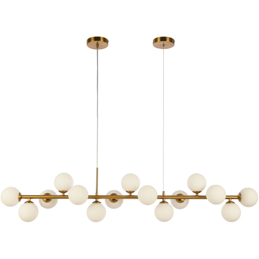 Hanglamp Nancy White Gold - Luxury Living 