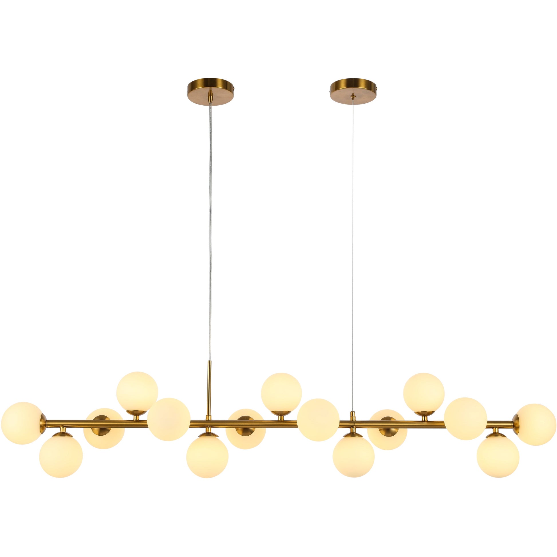 Hanglamp Nancy White Gold - Luxury Living 