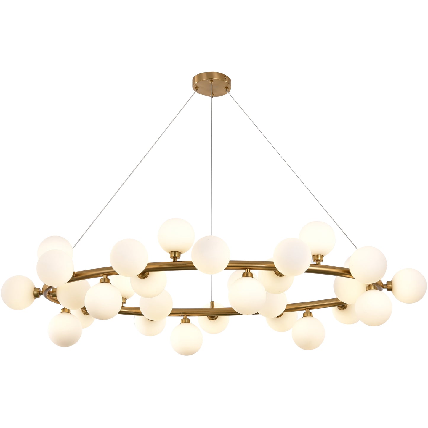 Hanglamp Elite White Gold 100CM - Luxury Living 