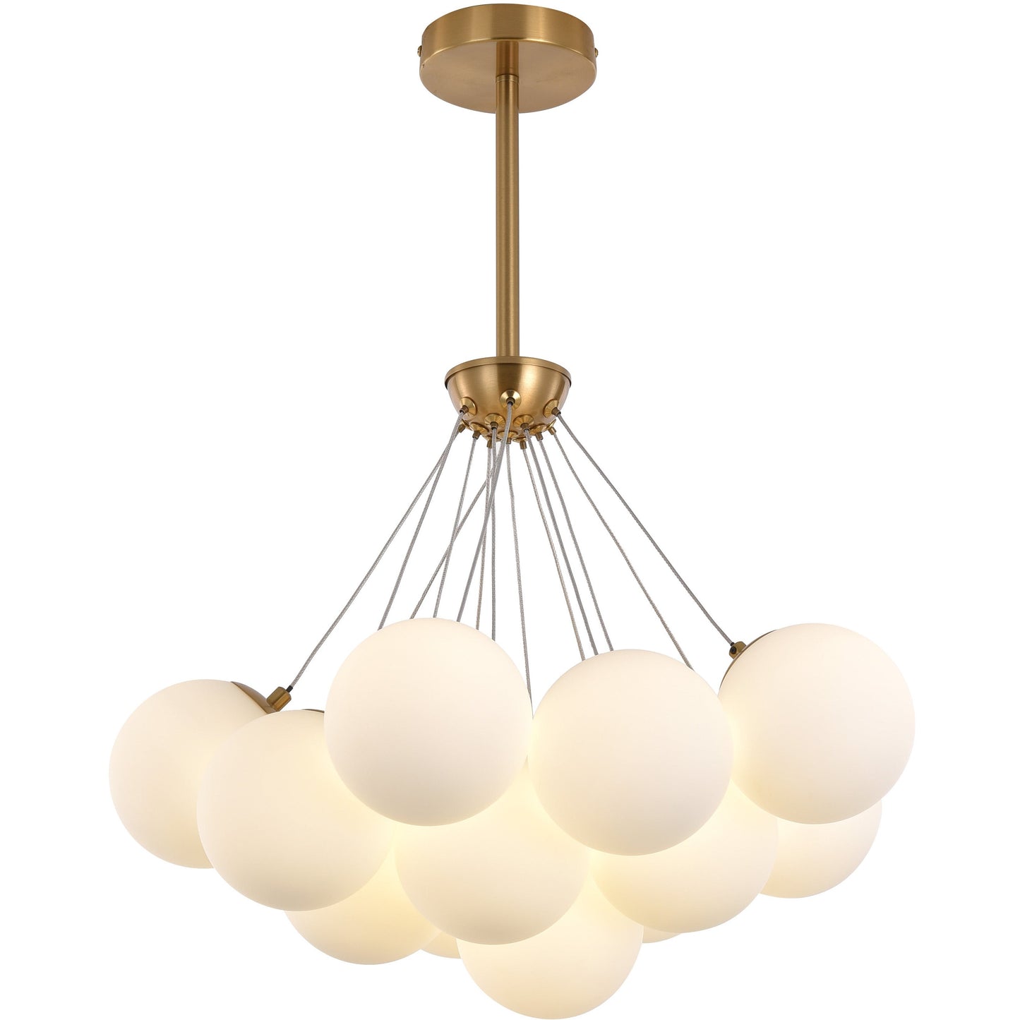 Hanglamp Emily White 55cm - Luxury Living 