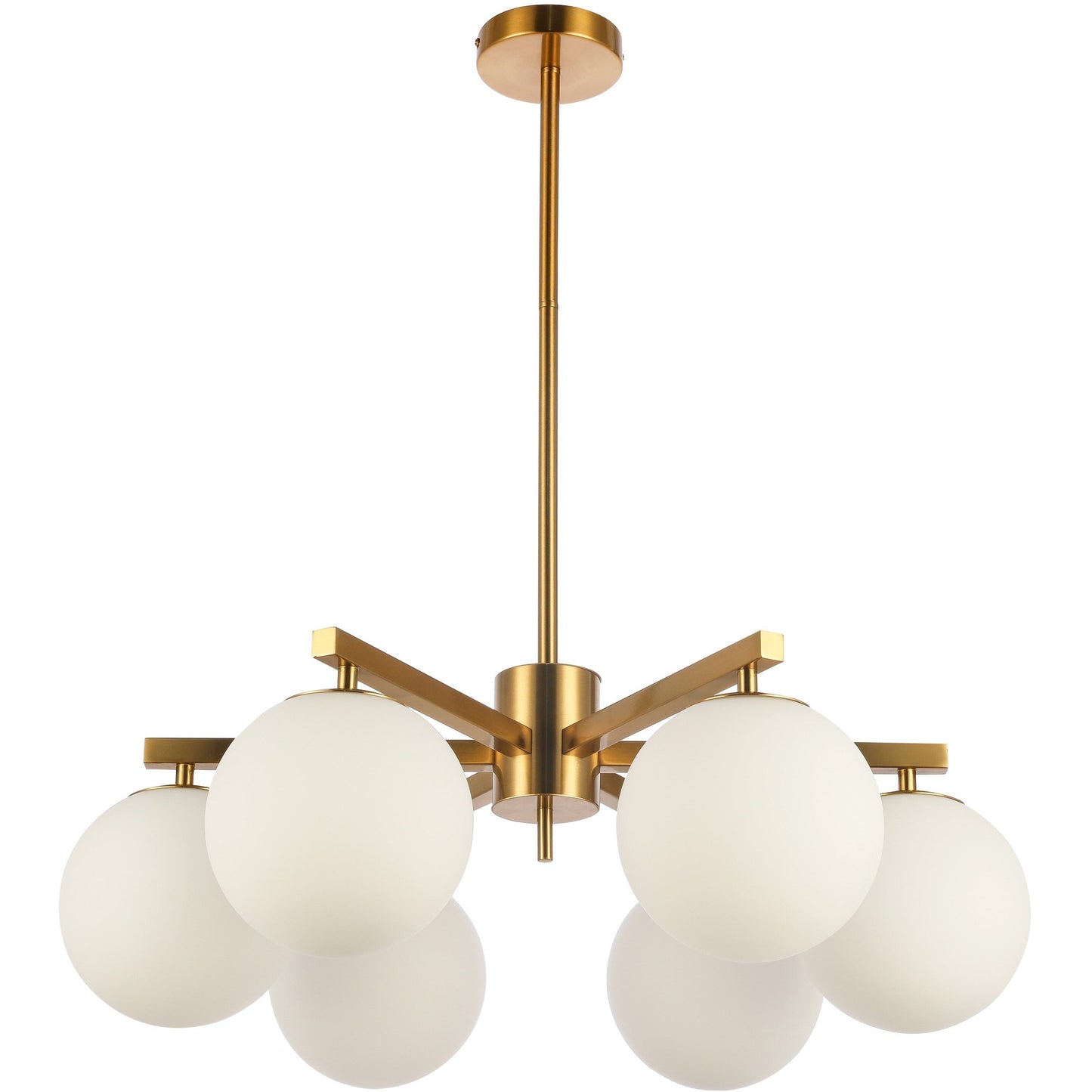 Hanglamp Stella White 6-licht - Luxury Living 