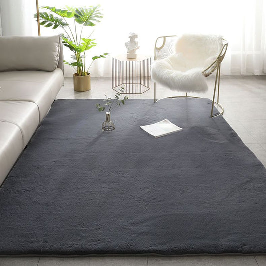 Fluffy Vloerkleed Antraciet 200x290CM - Luxury Living 