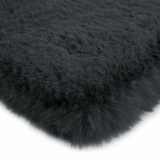 Fluffy Vloerkleed Antraciet 80x300CM - Luxury Living 