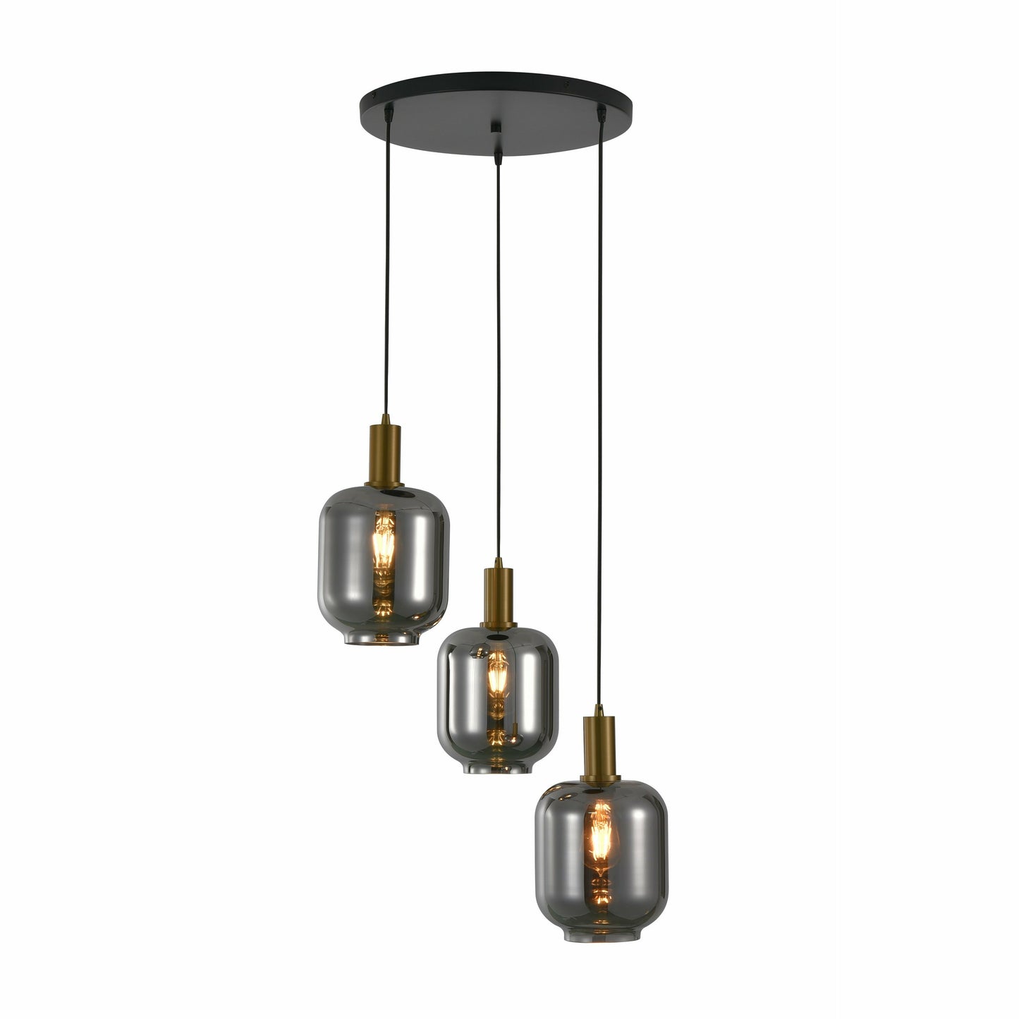 Lily 3-Licht Hanglamp Rond - Luxury Living 